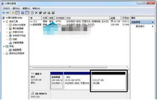 图文解答win7系统硬盘分区大小的问题