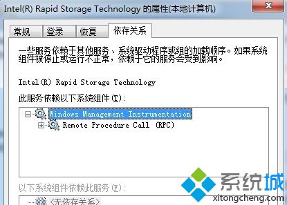 win7系统开机提示“英特尔(R)RST服务未在运行”的处理方案