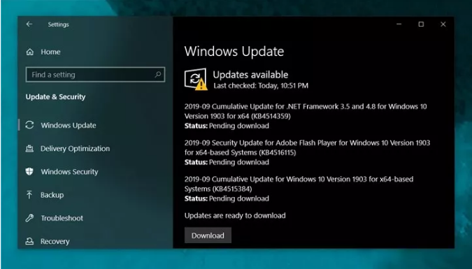 Windows 10 (consumer editions), version 1903 (updated Aug 2019) (x64)