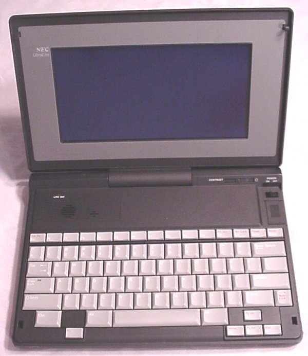 NEC于1989年发布了NEC UltraLite，它被认为是第一款重量不到5磅的笔记本电脑