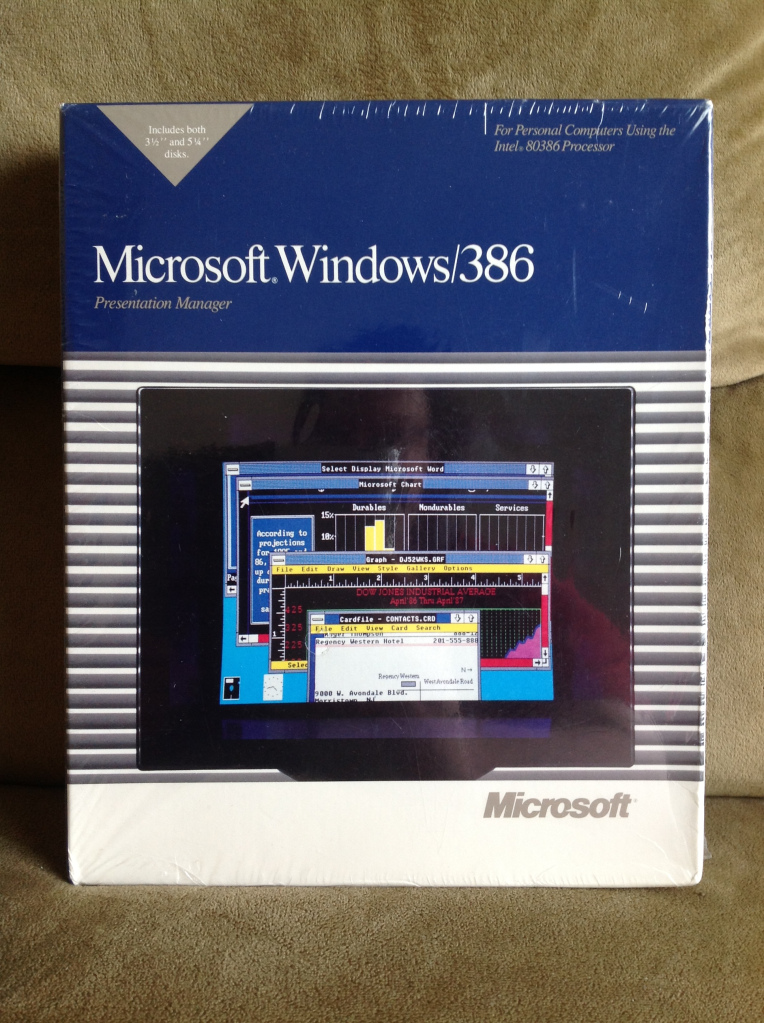 Microsoft Windows/386于1987年12月9日推出，最初售价为100美元