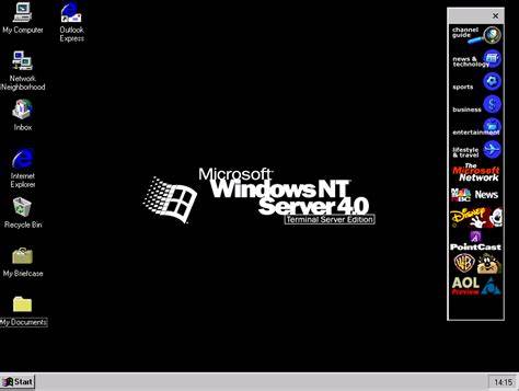 Microsoft 于1996年7月29日发布Windows NT 4.0