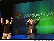 2005年7月22日，微软公布了正在开发中下一代Windows操作系统-Windows Vista