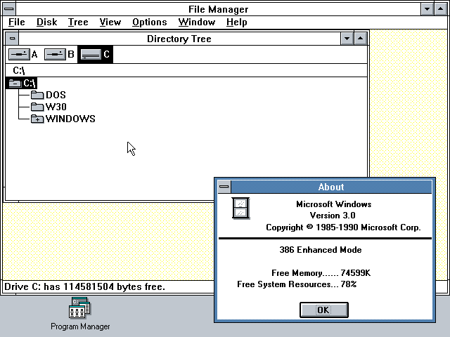 Microsoft Windows 3.0a [Trad.Chinese]（繁体中文版） (5.25-1.2mb)