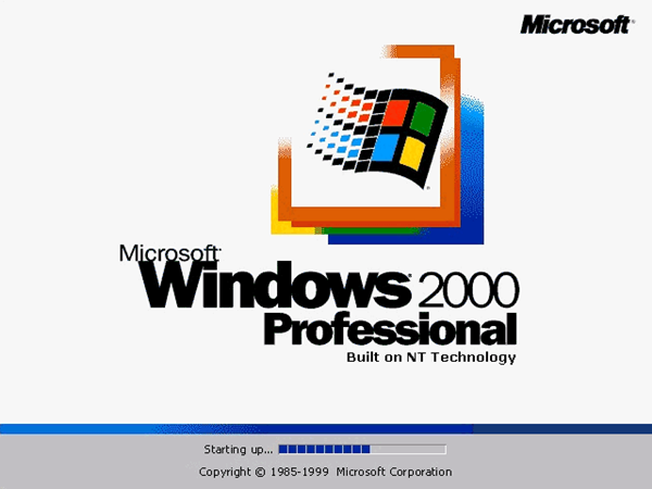 Windows 2000 Professional [Simpl. Chinese] （简体中文版）RTM