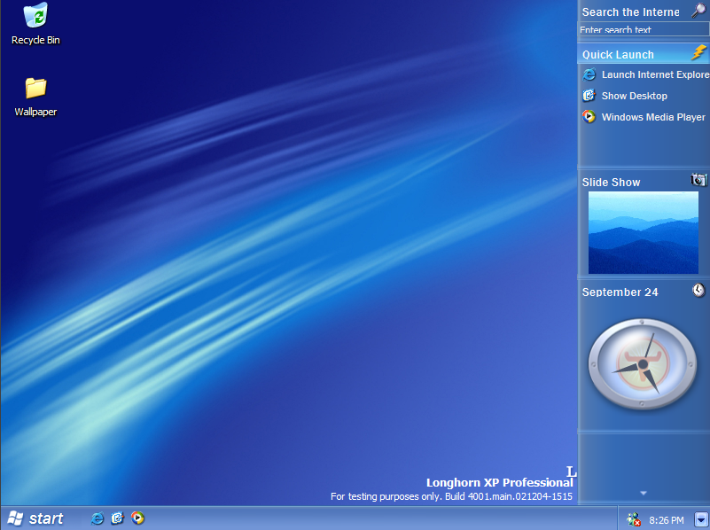 Windows Longhorn (6.0.5112.0) (x64 beta1) 