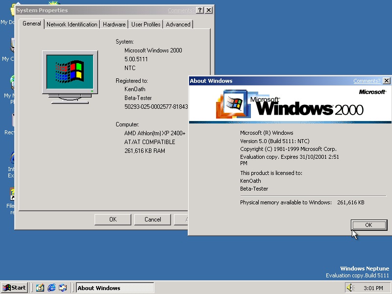 Windows Neptune Build 5111