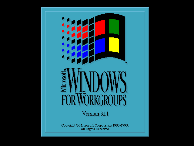 Microsoft Windows for Workgroups 3.11（OEM）