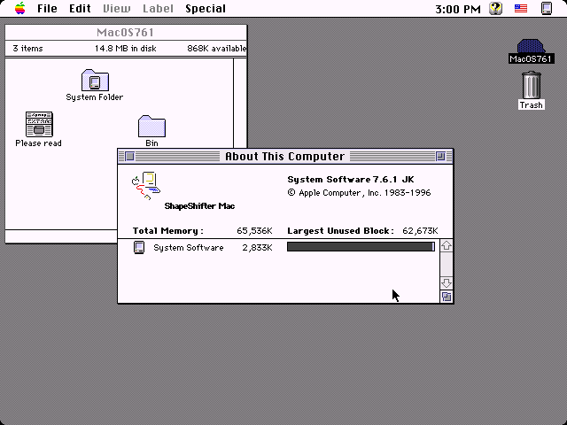 Apple Mac OS 7.6.1 (ISO) 