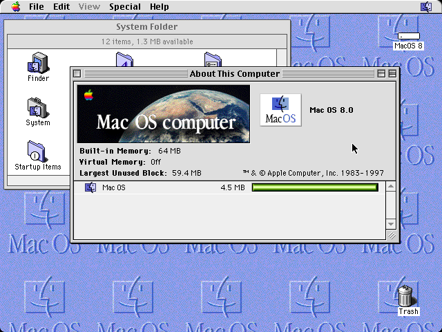 Apple Mac OS 8.0 [British English] (ISO)