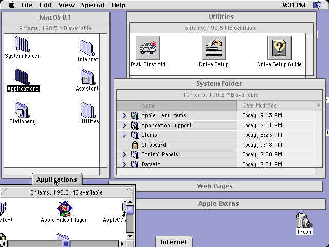 Apple Mac OS 8.1 (ISO)