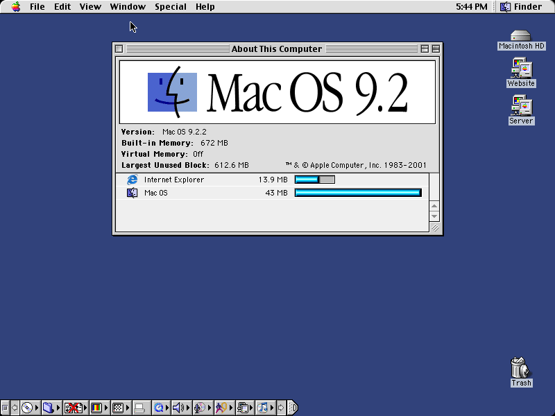 Apple Mac OS 9.2.1 (ISO)