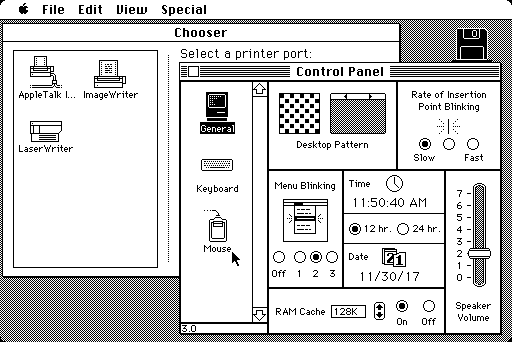Apple Mac OS (System 4.0 Finder 5.4) 