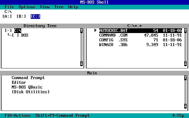 Microsoft MS-DOS 5.00 (3.5-720k) 