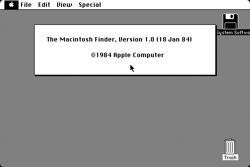 Apple Mac OS (System 1.0(.97), Finder 1.0) 