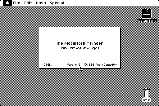 Apple Mac OS (System 3.1 Finder 5.2)