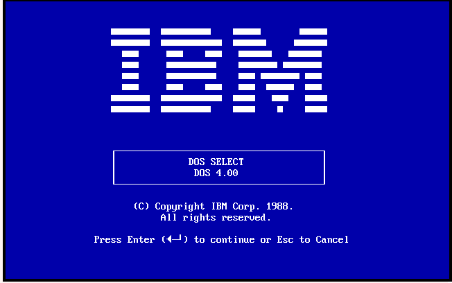 IBM PC-DOS 1.10 