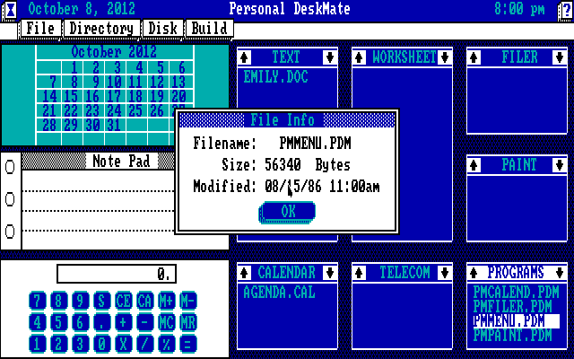 Tandy Personal Deskmate (5.25)