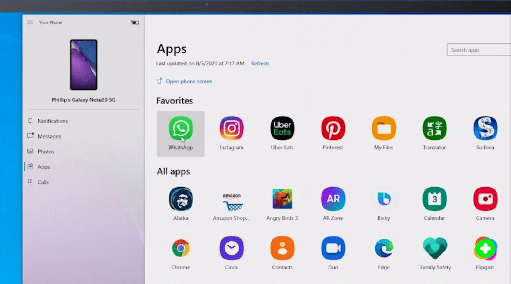 微软发布Windows 10 Build 20185：在PC运行Android手机的应用程序