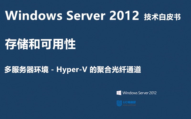 Hyper-V 的聚合光纤通道 - Windows Server 2012 技术白皮书