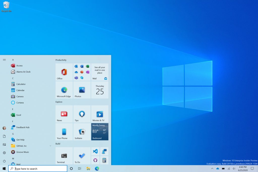 微软将邀请商业用户在Windows 10 20H2公开发布之前对其进行测试