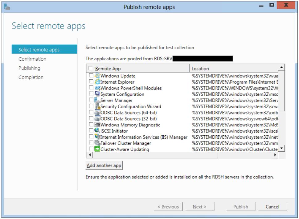 RemoteApp 和桌面的集中式发布 - Windows Server 2012 技术白皮书