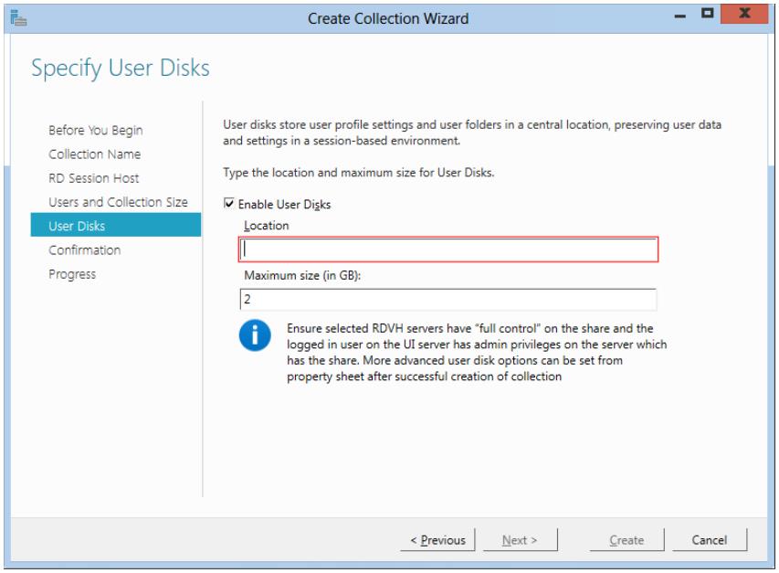 用户配置磁盘 - Windows Server 2012 技术白皮书