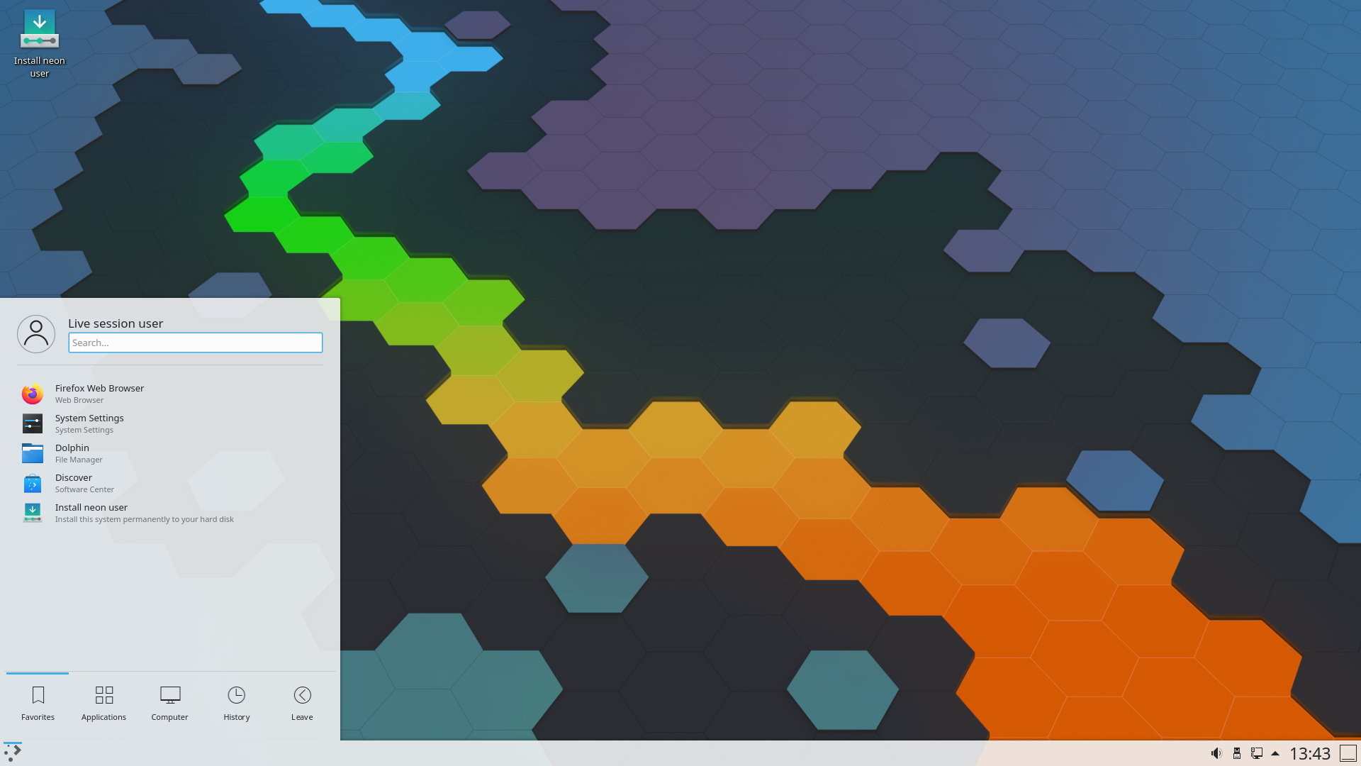 KDE neon user-2020.08.27