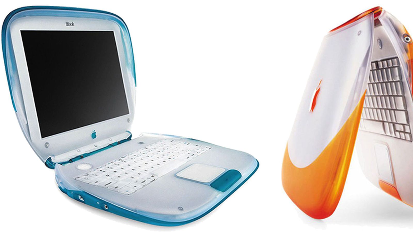 1999年7月21日史蒂夫·乔布斯于纽约发布了以消费者为导向的 iBook笔记本电脑