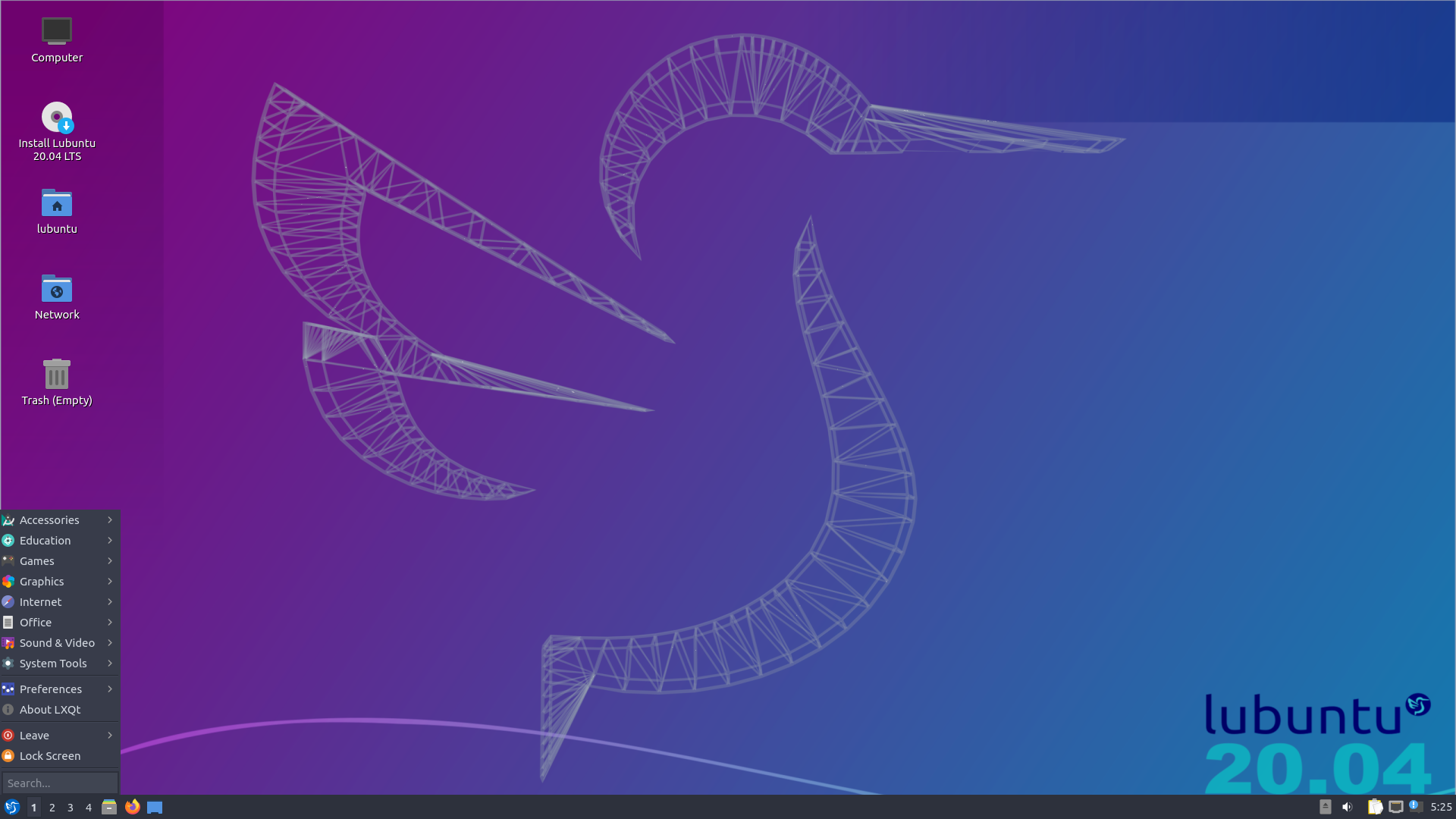 Lubuntu 20.04 desktop-amd64