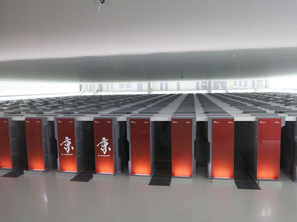 2012年11月日本超级计算机——京正式运行