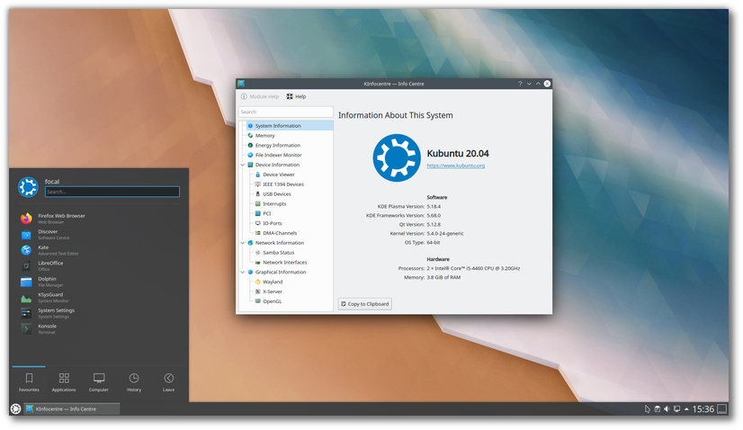 Kubuntu 20.04-desktop-amd64