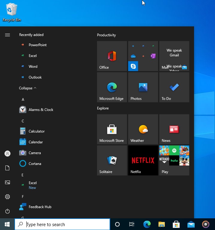 Windows 10 Insiders报告默认预装的Office应用程序的PWA版本