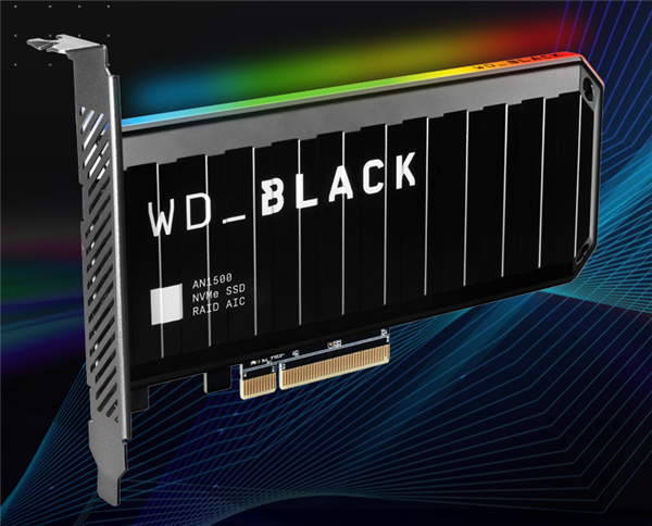2020年10月9日，西部数据发布新款黑盘SSD——WD Black AN1500