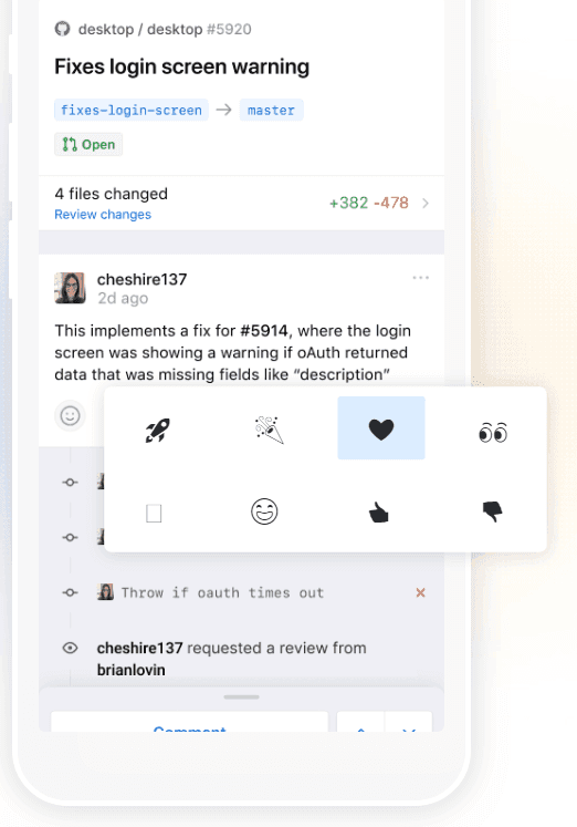 2020年3月18日，GitHub 手机端 App 正式发布