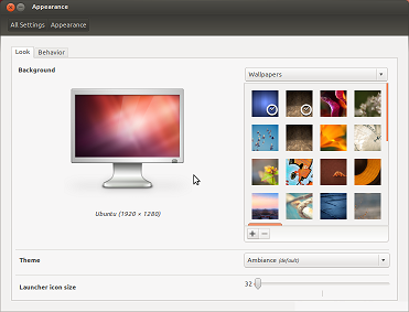 如何配置首次在 Dell PC 上安装 Ubuntu Linux 的系统公用程序？