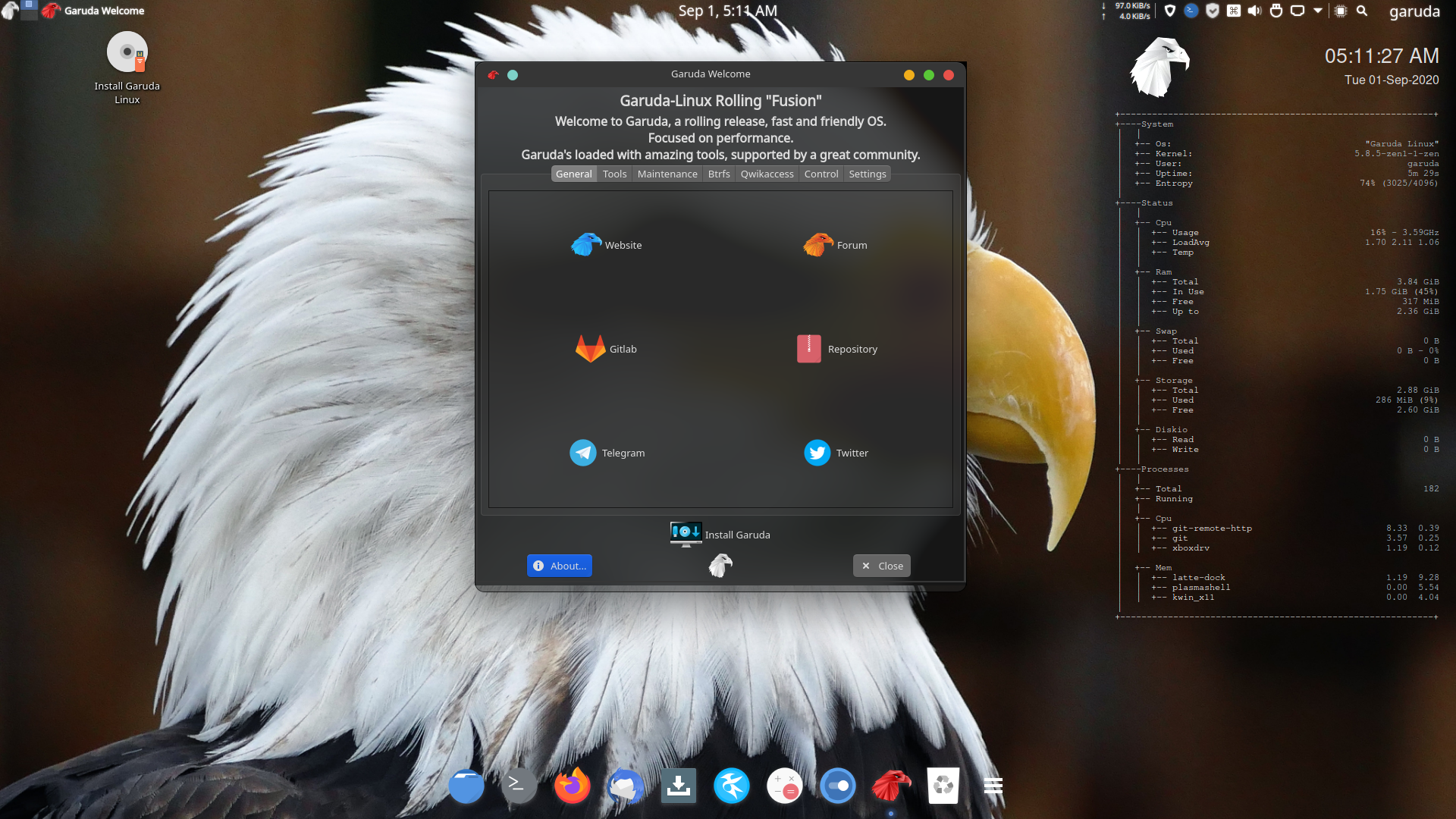 Garuda Linux Kde 终极版-2020.10.07