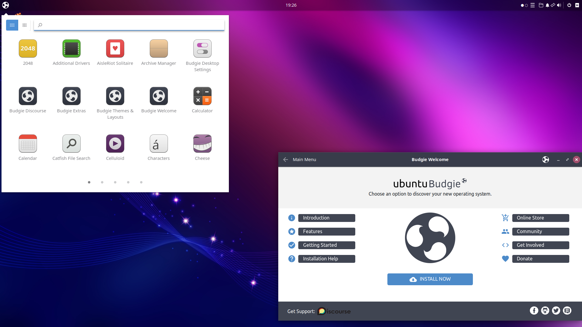 Ubuntu Budgie 20.10-desktop-amd64