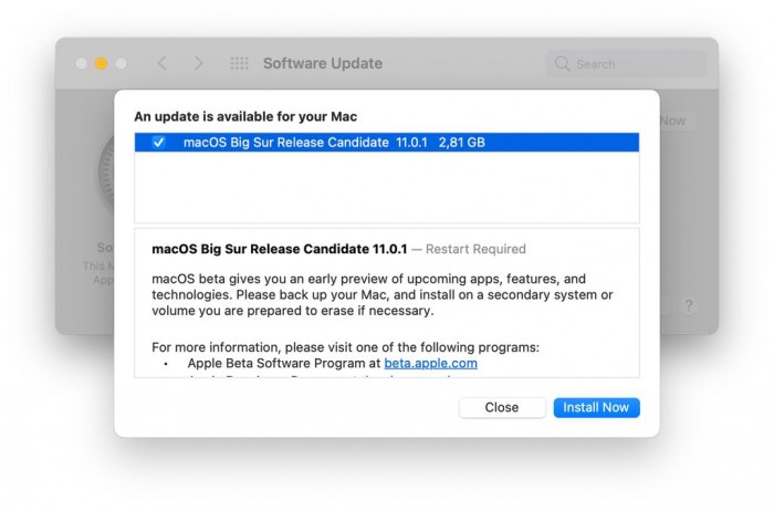 [图]箭在弦上：macOS 11.0.1 Big Sur Release Candidate发布