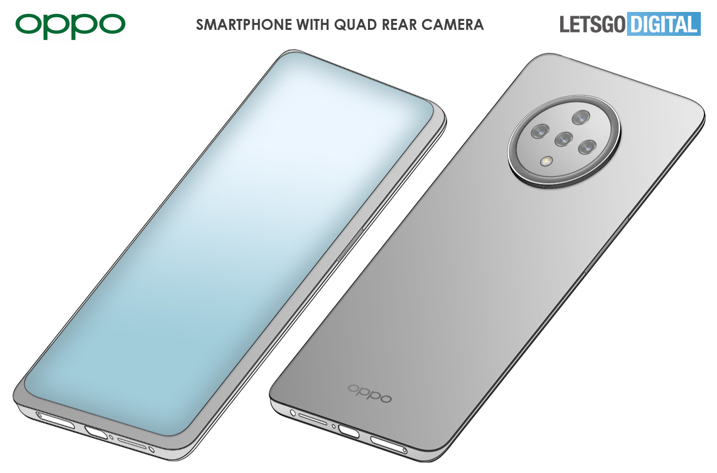 2020年11月3日，OPPO公布新手机专利，屏下摄像头