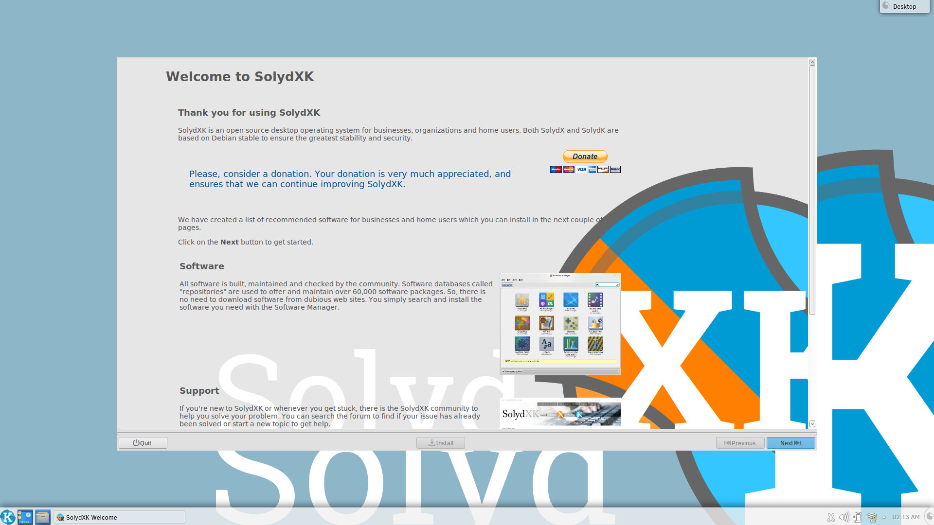 solydxk - 基于 Debian 的 Linux 系统