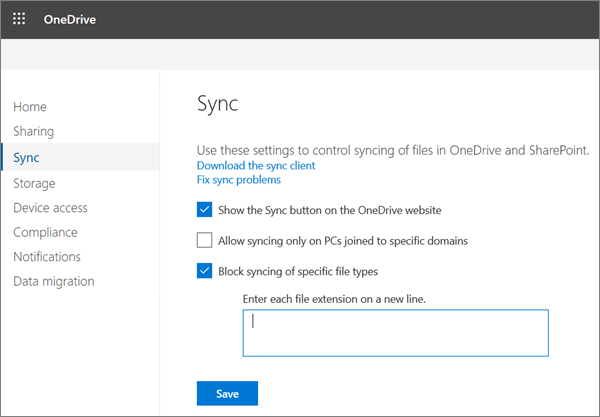 Office 365管理员现在可以从OneDrive同步中排除特定文件