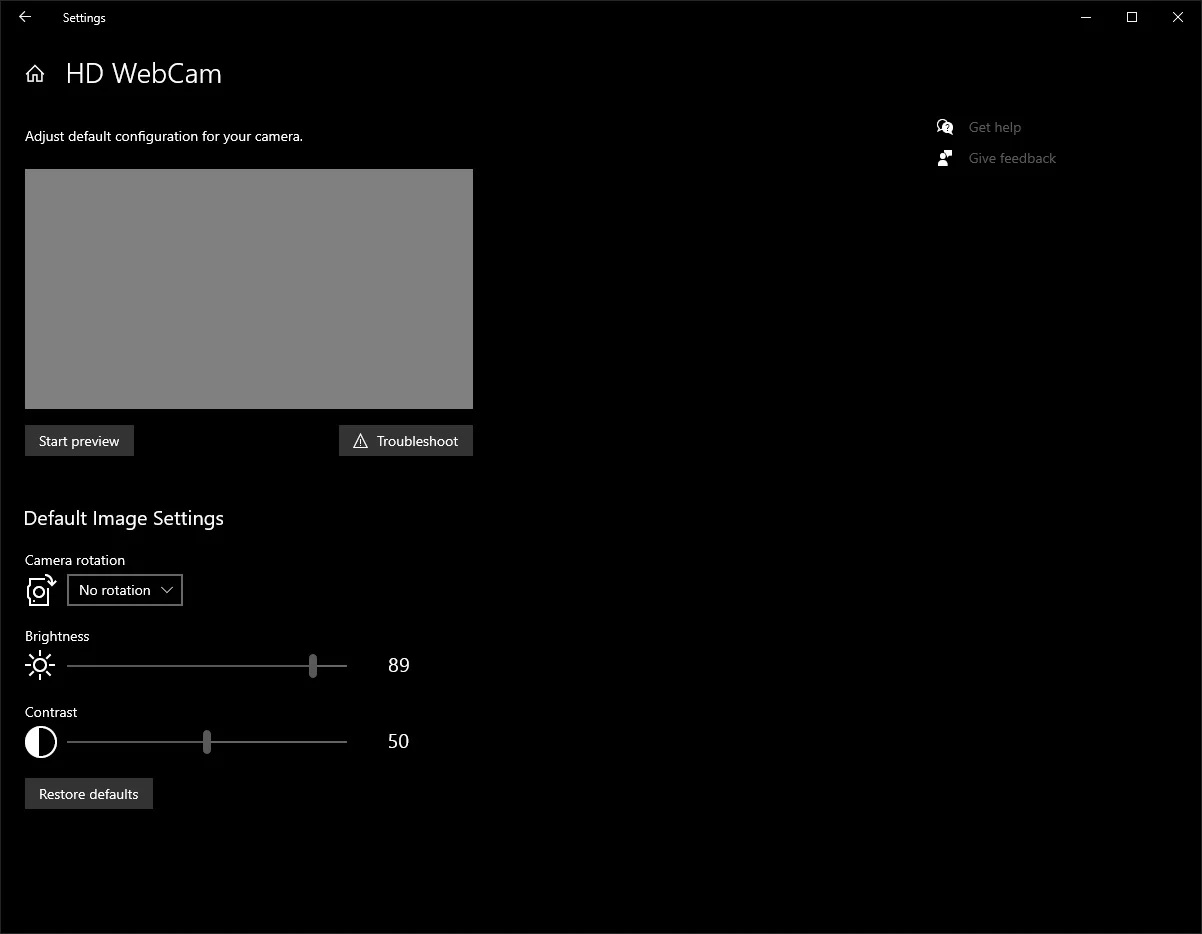 微软终于将网络摄像头添加到Windows 10中的``设备设置