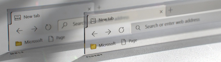 2020年11月18日，微软发布 Edge 浏览器全新「 Fluent Design」图标