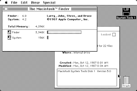 1987年，苹果推出System Software 5，首次作为零售品提供
