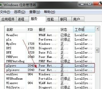 大师为你讲解win7系统p2pimsvc.exe占用cpu高的解决方案