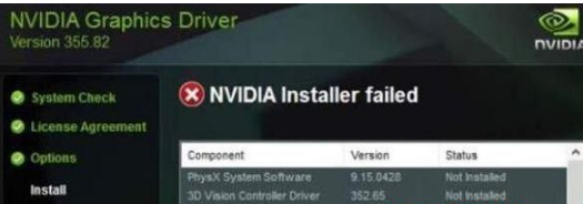 解决win10系统Nvidia显卡驱动安装失败的妙计