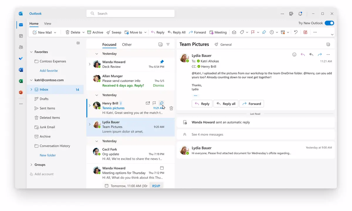 微软发布One Outlook公测版 全新交互体验上线