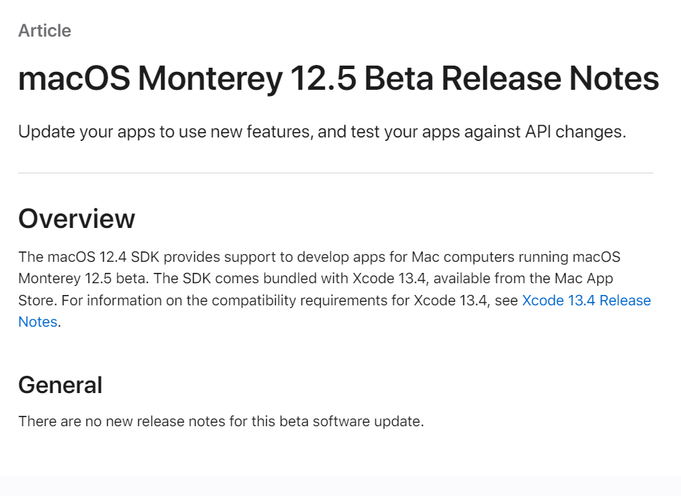 苹果发布 macOS 12.5 开发者预览版 Beta 更新