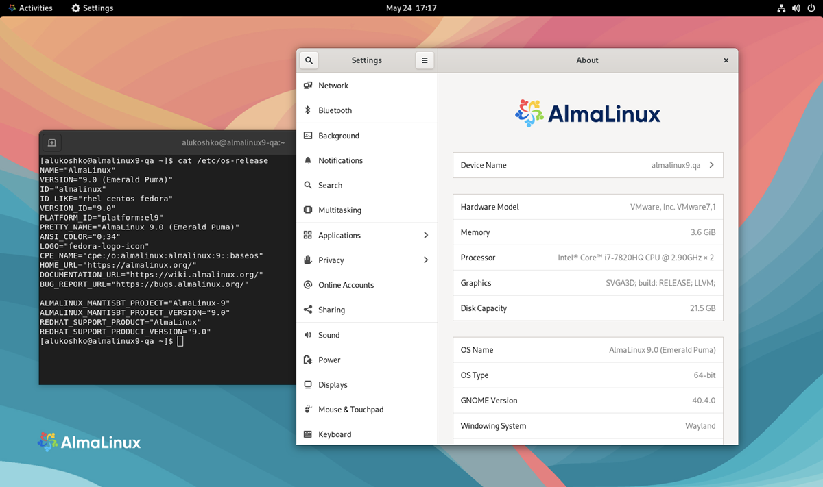 AlmaLinux OS 9.0-Minimal